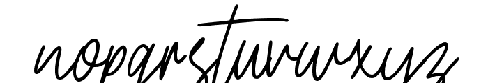 Doria Signature Font LOWERCASE