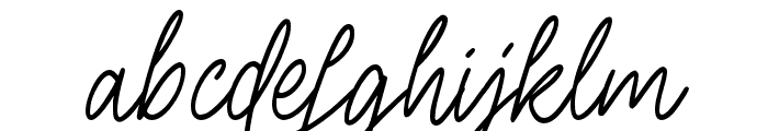 DoriaSignature Font LOWERCASE