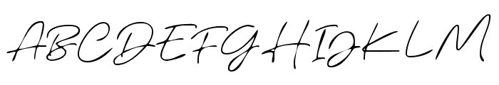 DorothyClark-Ink Font UPPERCASE