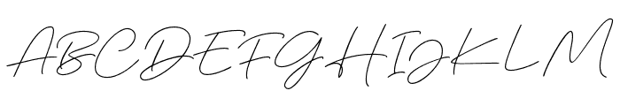 DorothyClark-Signature Font UPPERCASE