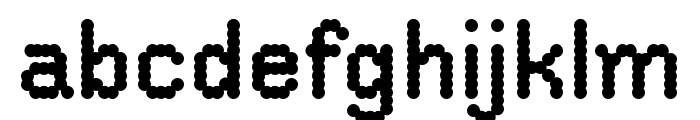 DotStudio Regular Font LOWERCASE