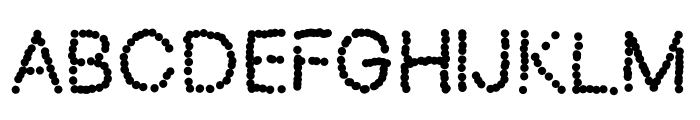 Dotdot Font UPPERCASE