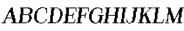 Dotemp 8bit Font UPPERCASE