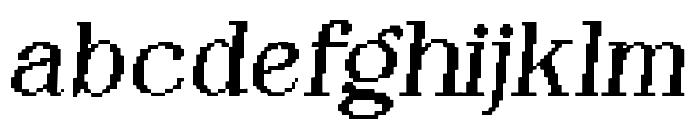 Dotemp 8bit Font LOWERCASE