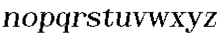 Dotemp 8bit Font LOWERCASE