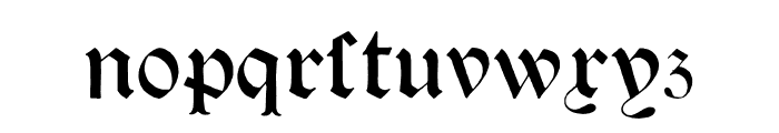 DottoreVibulanus-Regular Font LOWERCASE