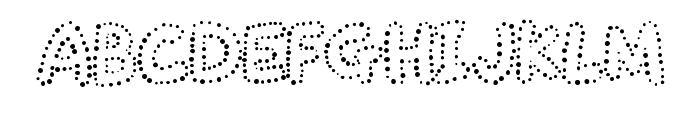 Dotty Outline By Squeeb Regular FONT