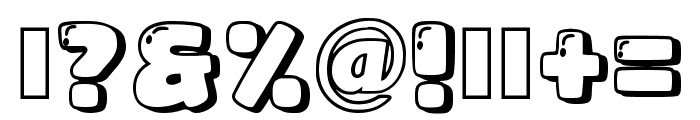 Double Bubble Regular Font OTHER CHARS