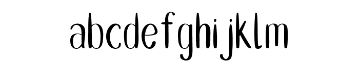 Double Smoothie Thin Regular Font LOWERCASE