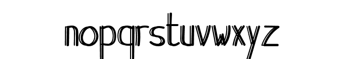 Double Stick Font LOWERCASE