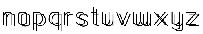 DoubleVision Font LOWERCASE
