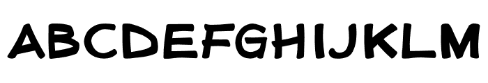 Doujinshi Sans Bold Font LOWERCASE