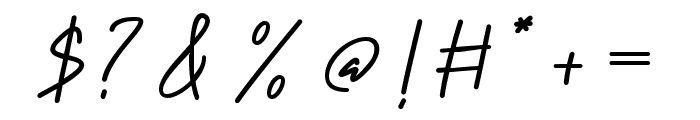 Doupple Signature Bold Font OTHER CHARS