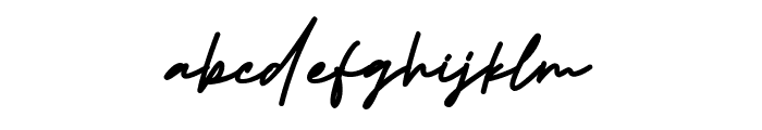Doupple Signature Bold Font LOWERCASE