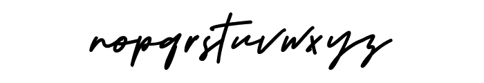 Doupple Signature Bold Font LOWERCASE