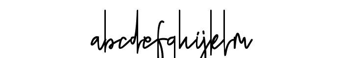 Doupple Signature Old Font LOWERCASE