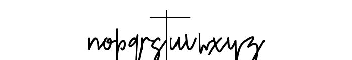 Doupple Signature Old Font LOWERCASE