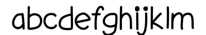 Downiebold Font LOWERCASE