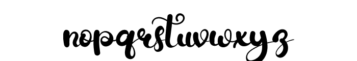 Downtry Font LOWERCASE