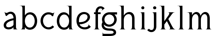 DracullaRegular Font LOWERCASE