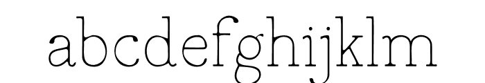 Draftside Light Font LOWERCASE