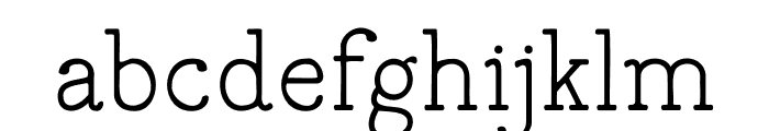 Draftside Font LOWERCASE