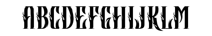 Draghord Regular Font UPPERCASE