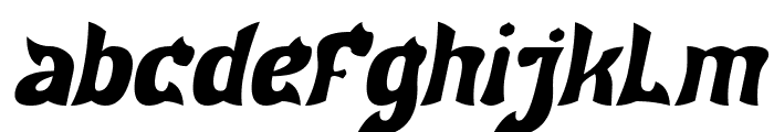 Dragon Fire Italic Font LOWERCASE