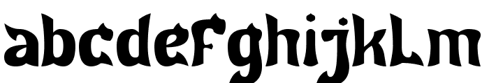 Dragon Fire-Light Font LOWERCASE