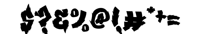 Dragon Flame Font OTHER CHARS