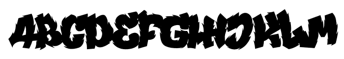 Dragon Flame Font LOWERCASE