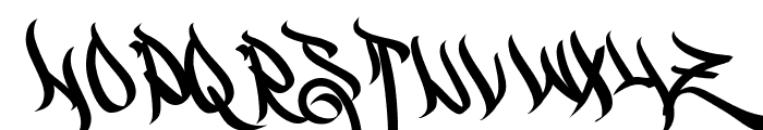 Dragon Scribble Font LOWERCASE