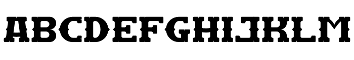 Dragon Western Font UPPERCASE