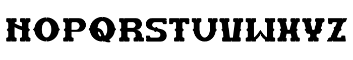 Dragon Western Font UPPERCASE