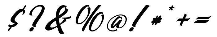 DragonHeroes-Italic Font OTHER CHARS