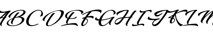 DragonHeroes-Italic Font UPPERCASE
