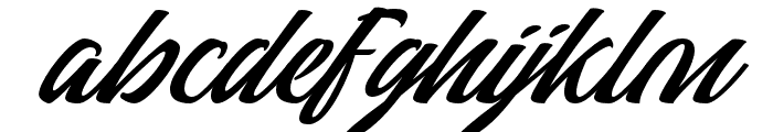 DragonHeroes-Italic Font LOWERCASE