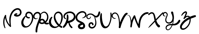 Dragonfly Font UPPERCASE