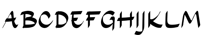 Draken Font UPPERCASE