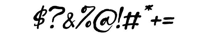 Drakula Manja Italic Font OTHER CHARS