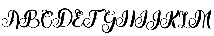 Drawing Font UPPERCASE