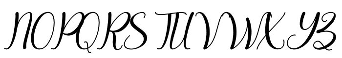 Dream Christmas Italic Font UPPERCASE