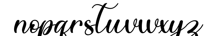 Dream Christmas Italic Font LOWERCASE