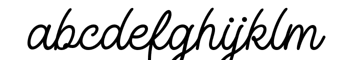 Dream Coast Script Font LOWERCASE