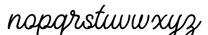 Dream Coast Script Font LOWERCASE