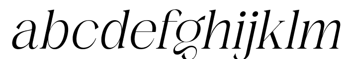 Dream Cottage Italic Font LOWERCASE