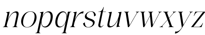 Dream Cottage Italic Font LOWERCASE