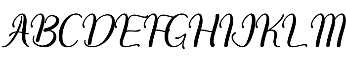 Dream Heart Italic Font UPPERCASE