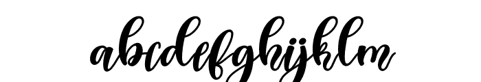 Dream Heart Italic Font LOWERCASE
