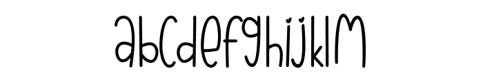 Dream Note Font LOWERCASE